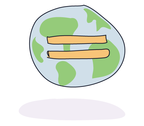 icon showing earth